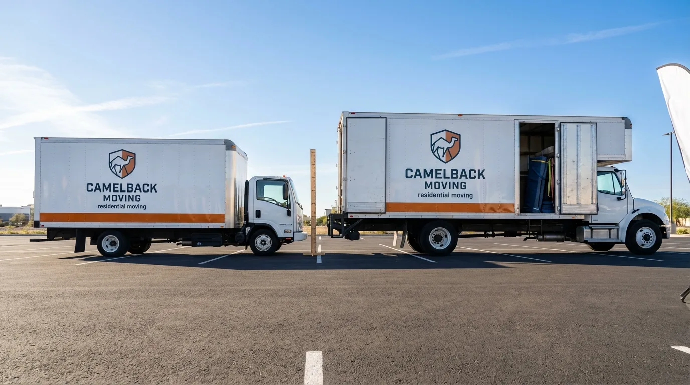 Moving truck size capacity guide in Rose Hill